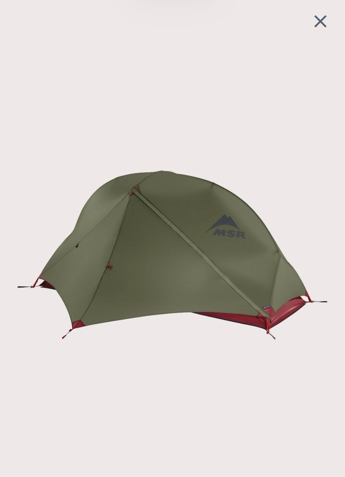 MSR HUBBA NX tent - gloednieuw (eenpersoons), Ophalen of Verzenden, Nieuw