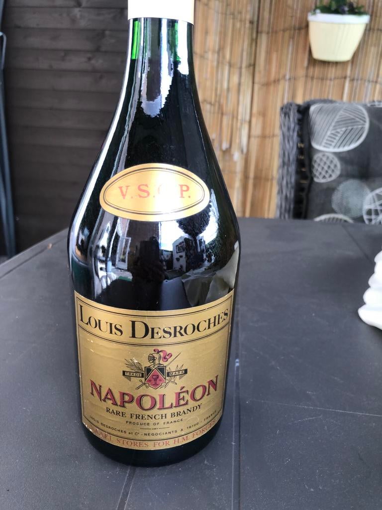 Louis Desroches Napoleon VSOP Franse Brandy, Ophalen of Verzenden, Zo goed als nieuw
