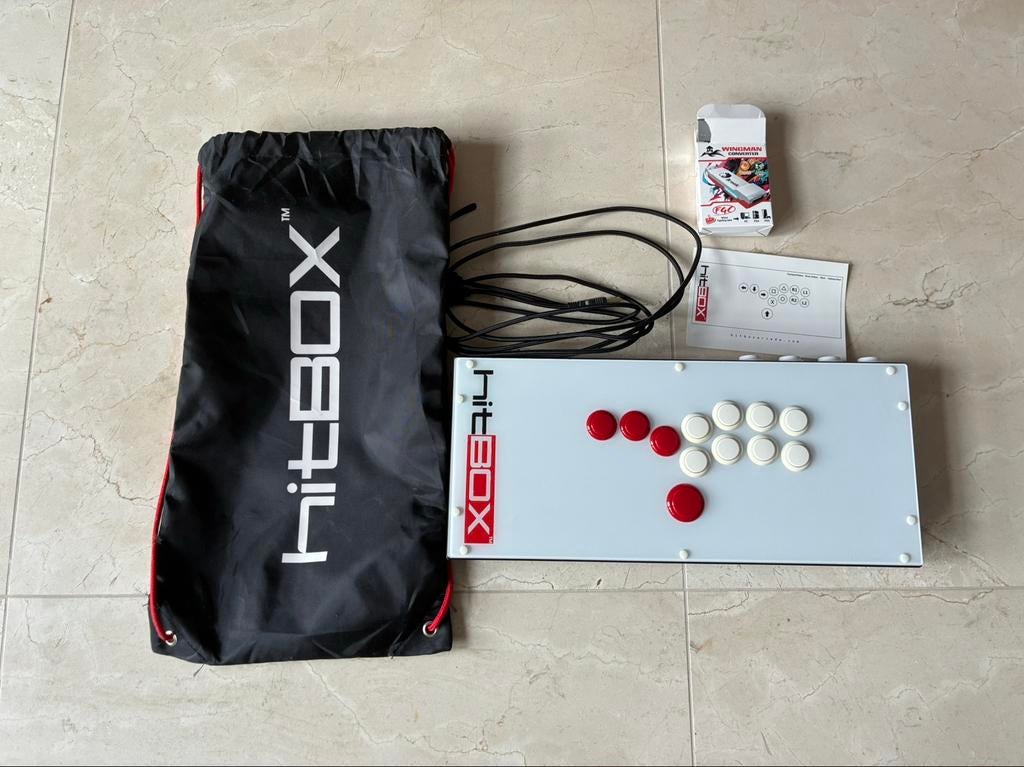 Hitbox arcade + wingman converter, Ophalen, Zo goed als nieuw, Controller