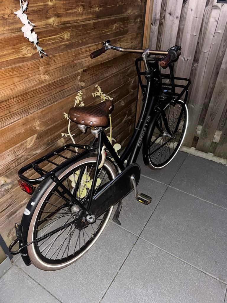 Cortina U4 Transportfiets Dames Zwart maat 55, 53 tot 56 cm, Ophalen of Verzenden, Zo goed als nieuw