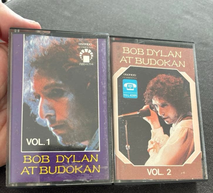 Bob Dylan At Budokan Vol. 1 & 2 Cassettebandjes, Gebruikt, 2 t/m 25 bandjes, Ophalen of Verzenden, Origineel