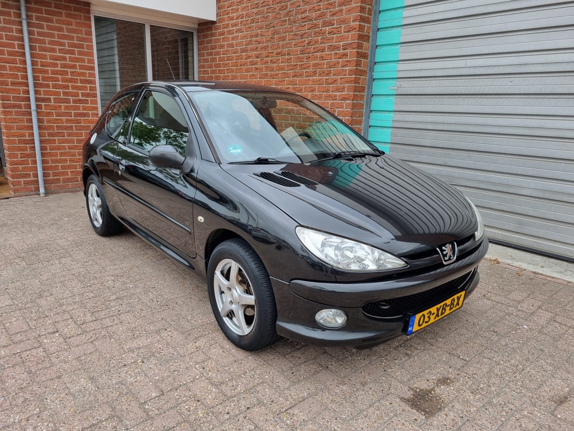 Peugeot 206 1.4 Air-line 3-Drs Airco! Bj:2007 NAP!, Auto's, Voorwielaandrijving, 31 €/maand, 4 cilinders, Zwart
