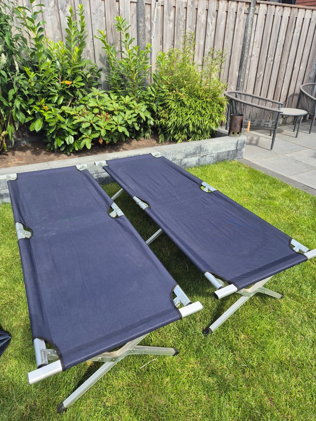 2x veldbed, Ophalen
