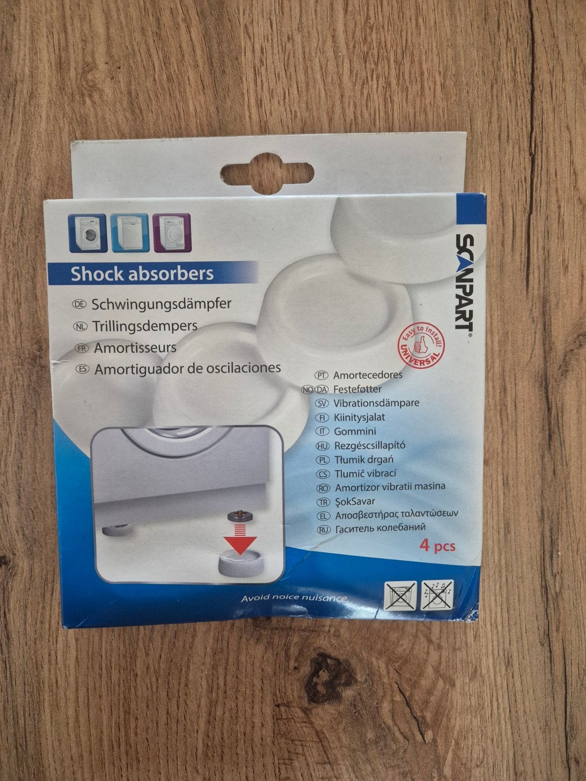 SCANPART Schokdempers voor Wasmachine/Droger (4 stuks), Witgoed en Apparatuur, Ophalen of Verzenden
