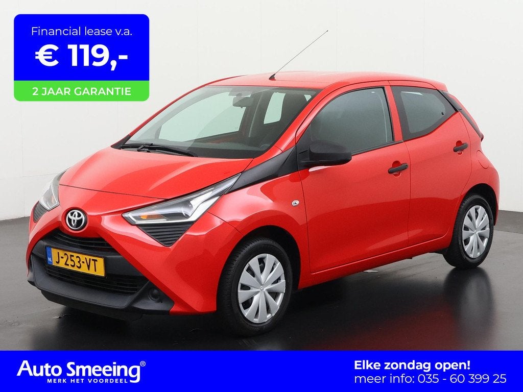 Toyota Aygo 1.0 VVT-i x | Airco | 12 mnd Garantie | Zondag O, Auto's, Toyota, Voorwielaandrijving, 12 maanden, Stof, Gebruikt