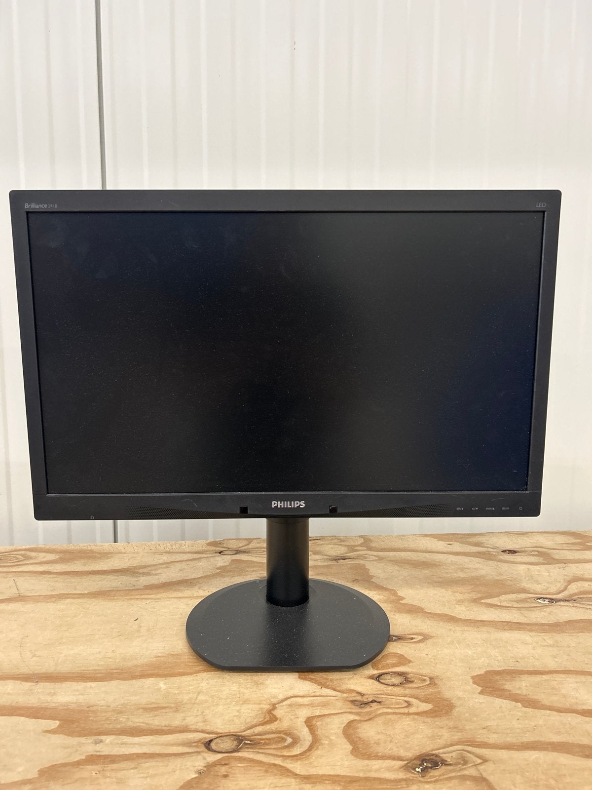 Philips Brilliance 241B4L Monitor - 24 inch Full HD, Computers en Software, Monitoren, Ophalen, Gebruikt, In hoogte verstelbaar