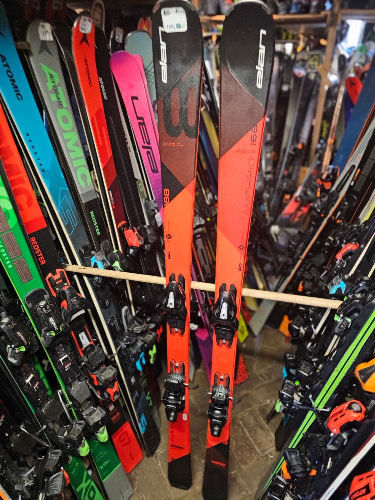 168cm ELAN AMPHIBIO 8 CARVE ALL SNEUW SKI, Sport en Fitness, Skiën en Langlaufen, Overige merken, 160 tot 180 cm, Ophalen of Verzenden