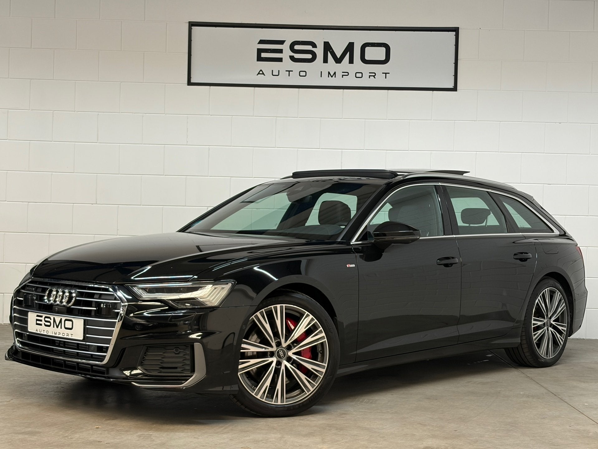 Audi A6 Avant sport 55 TFSI e quattro S-Line Panoramadak Tre, Auto's, Automaat, Gebruikt, 4 cilinders, Zwart