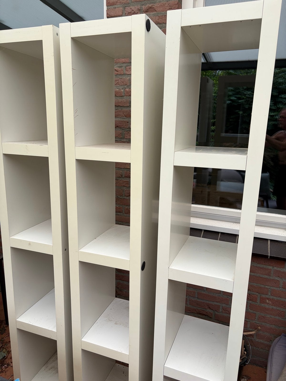 IKEA Lack wand-/boekenkasten (set van 3), Huis en Inrichting, Ophalen, Minder dan 50 cm, Gebruikt, 150 tot 200 cm