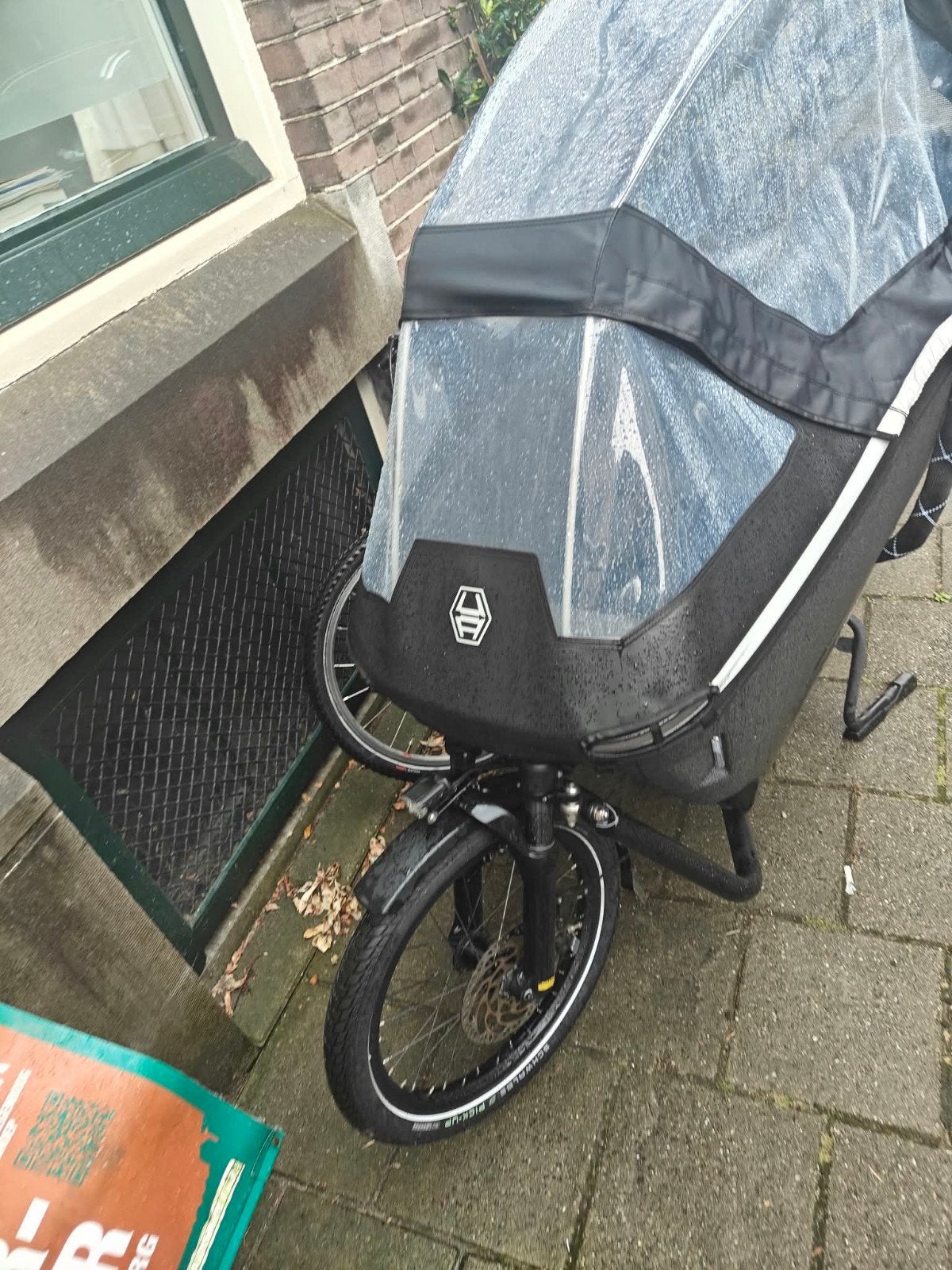 regenhuif voor de urban arrow next modellen, Ophalen, 1 kind