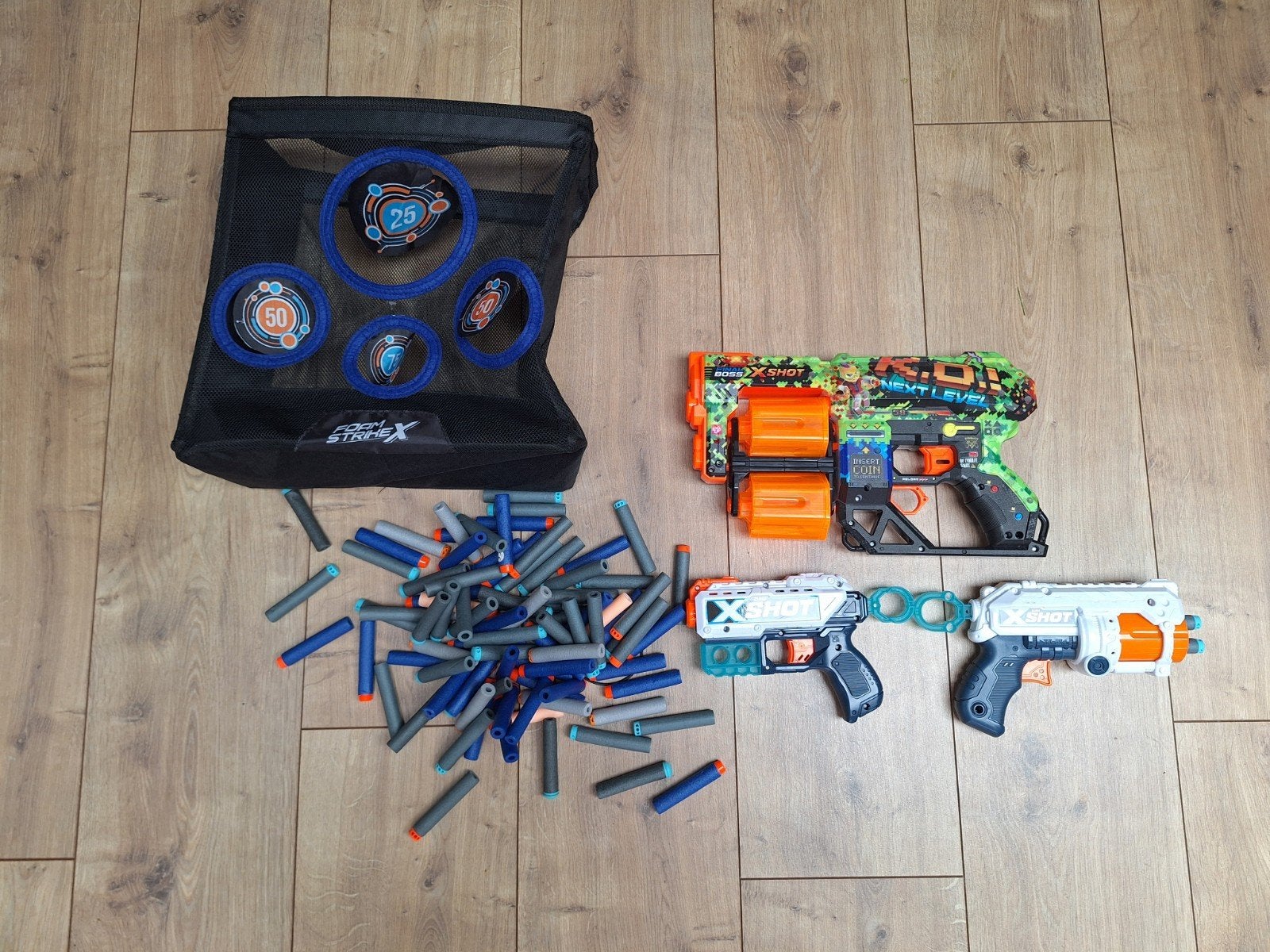 Nerf guns, Ophalen