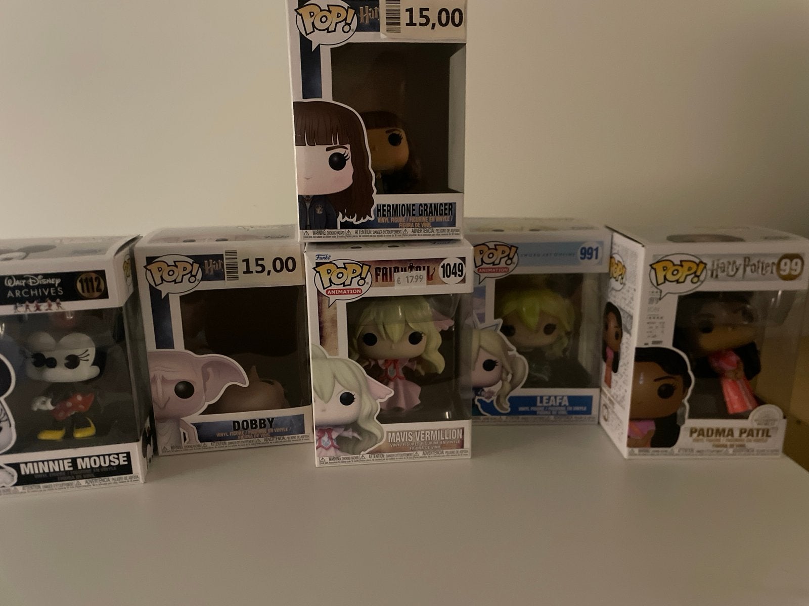 6 Pop! Funko figuren - Diverse karakters, Ophalen, Nieuw