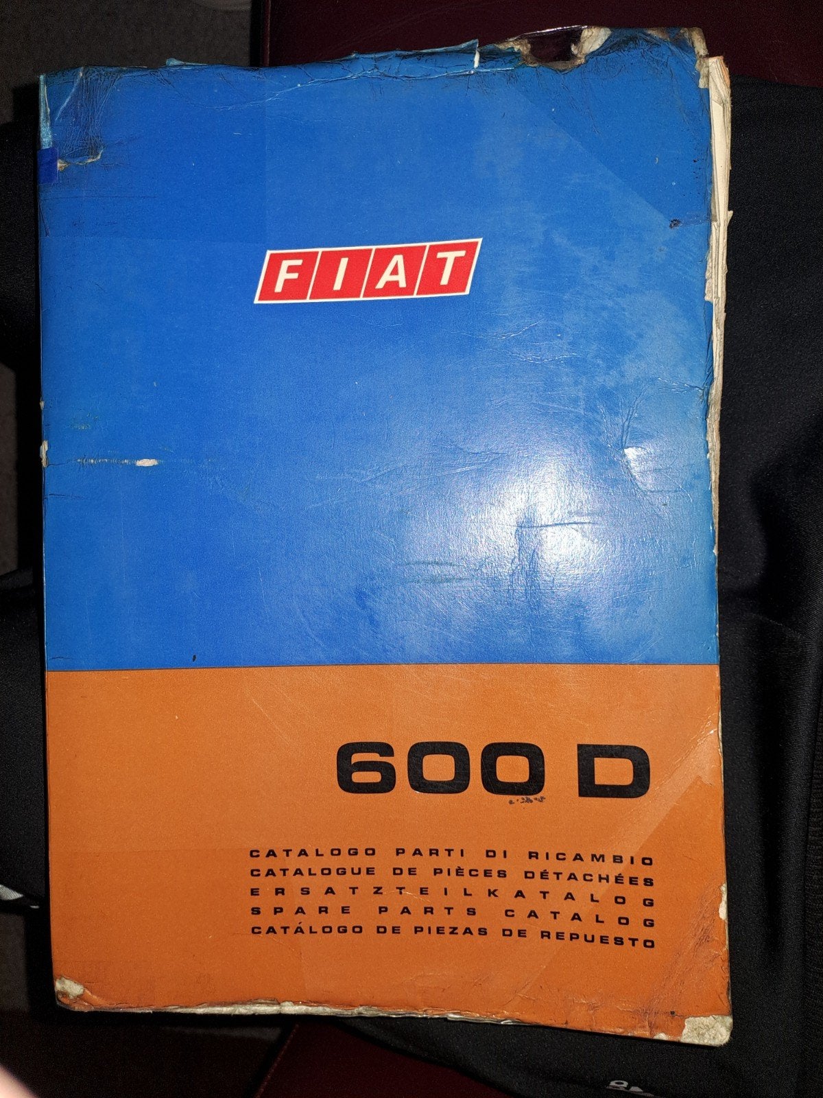 Garageboek Fiat 600D, Ophalen of Verzenden, Gebruikt, Fiat