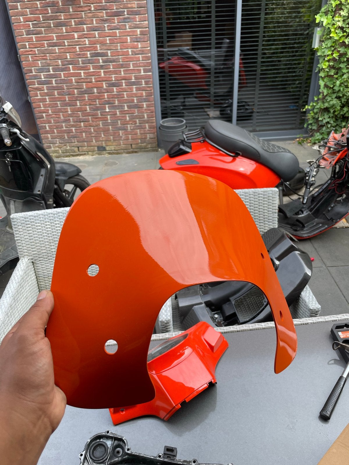 Vespa Sprint Windscherm - Nieuw (verkeerde kleur), Ophalen of Verzenden, Nieuw, Overige typen, Vespa