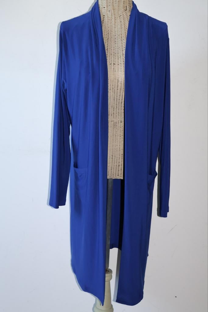 Only-M Koningsblauw Lang Vest Maat 44 / XXL, Only-M, Blauw, NL, Only-M.nl