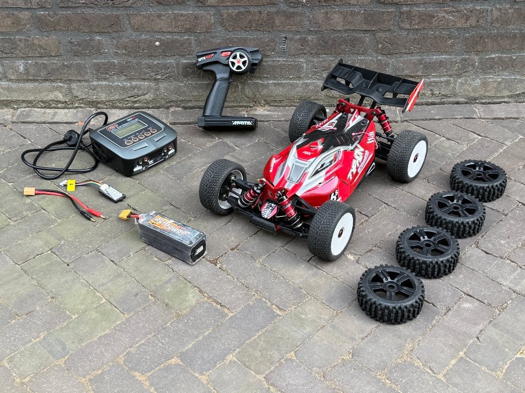 Arrma Typhon 6S (Compleet - Accu - Zender - Lader), Elektro, Gebruikt, Auto offroad, Ophalen of Verzenden