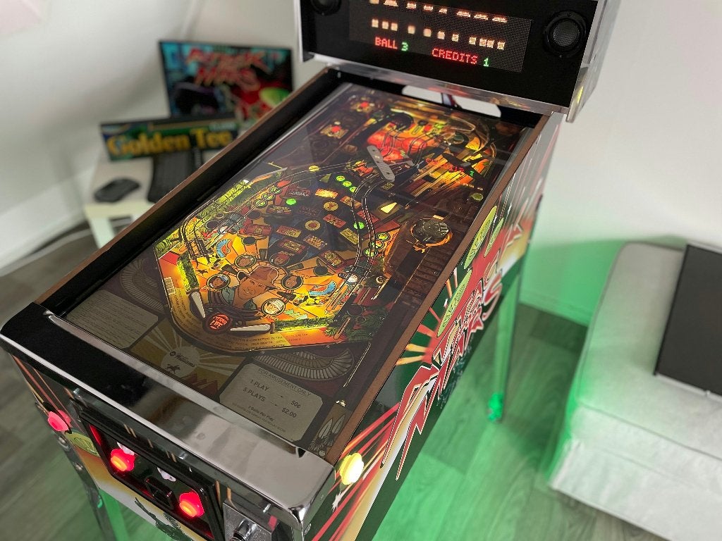 Arcade1Up Attack from Mars Virtual Pinball, Verzamelen, Overige soorten, Zo goed als nieuw, Flipperkast, Ophalen