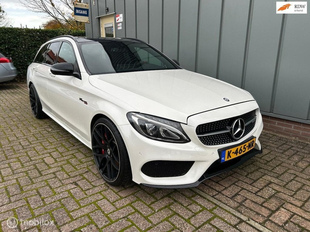 Mercedes-Benz C-klasse Estate 450 AMG 4MATIC AIRCO//CRUISE//, 1800 kg, Euro 6, 367 pk, Leder
