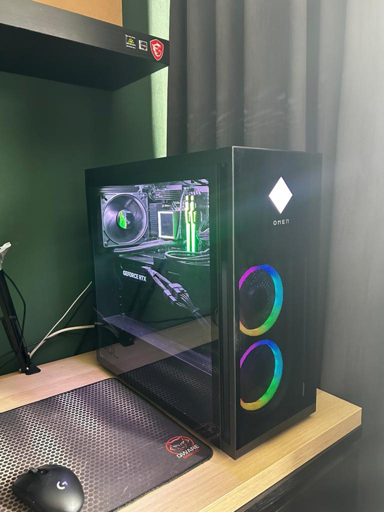 High-End GAMING OMEN PC | 1 Jaar Garantie | 4070 Super, Ophalen, 32 GB, Virtual Reality, Zo goed als nieuw