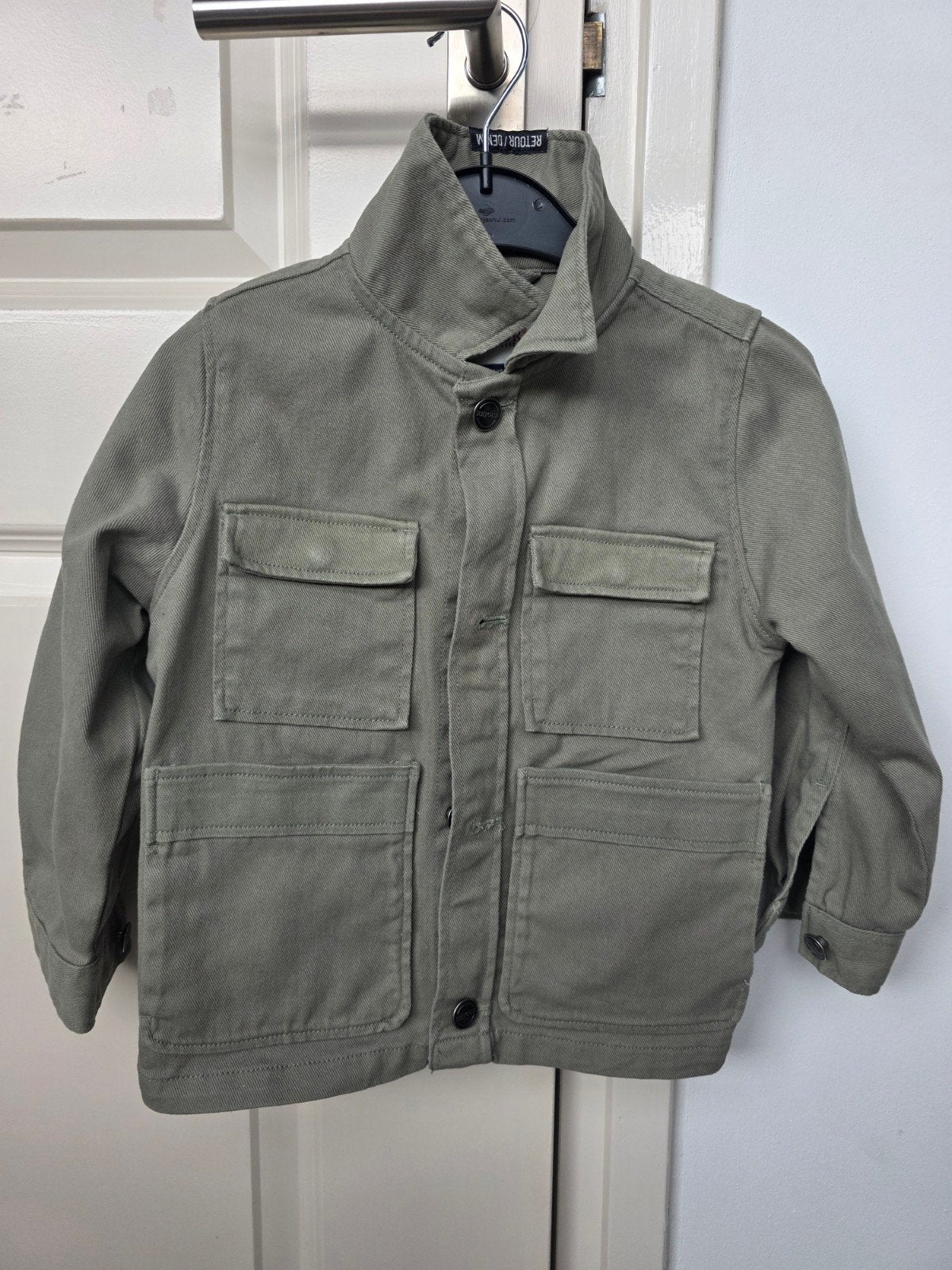 Retour Jeans vest maat 110 jongens - Army Green, Trui of Vest, Ophalen of Verzenden, Zo goed als nieuw, Retour Jeans