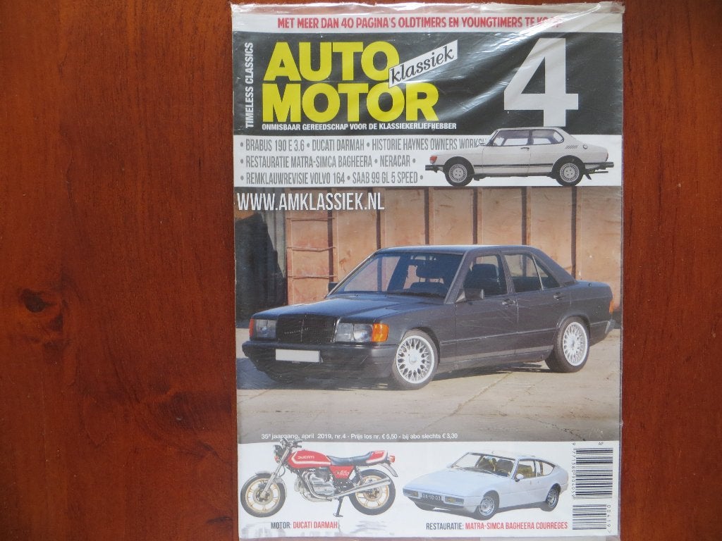 Auto Motor Klassiek 4 2019 Brabus 190 E 3.6, Ducati Darmah, Ophalen of Verzenden, Nieuw, Volvo