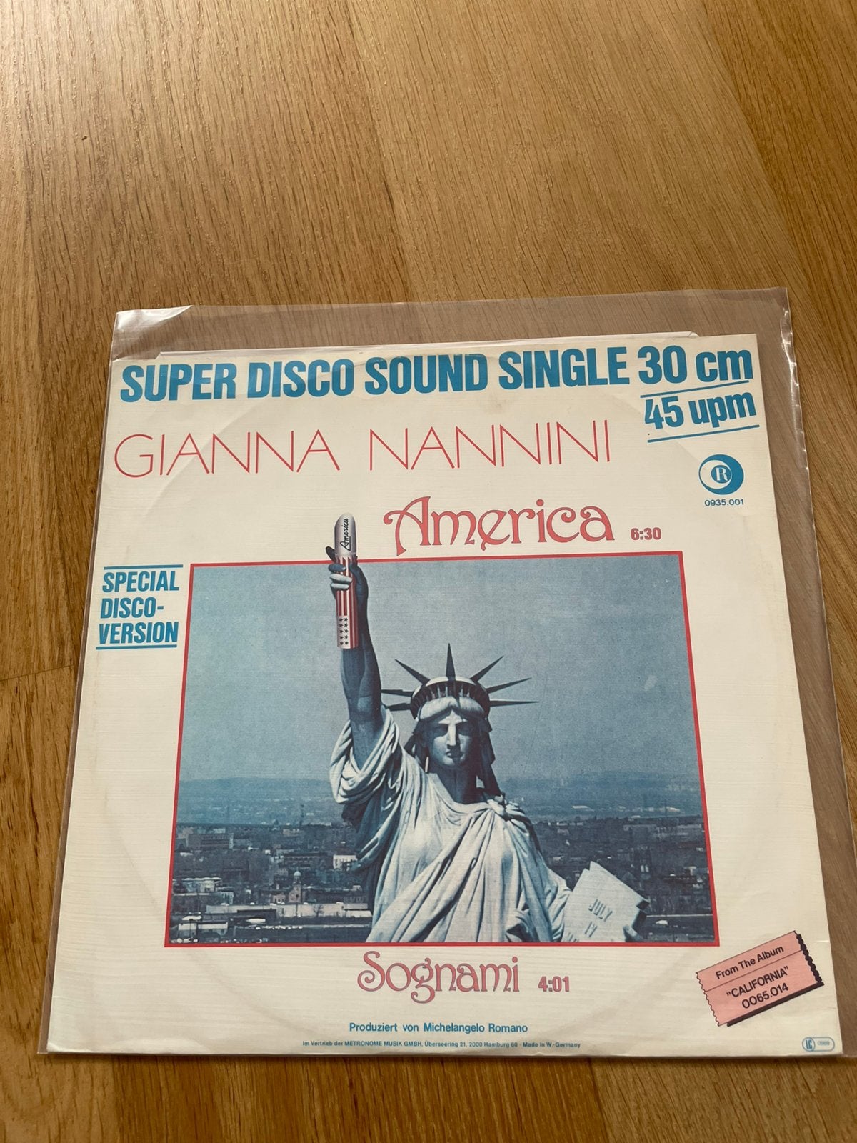 Gianna Nannini - America, Ophalen of Verzenden, Zo goed als nieuw, Overige formaten, Poprock