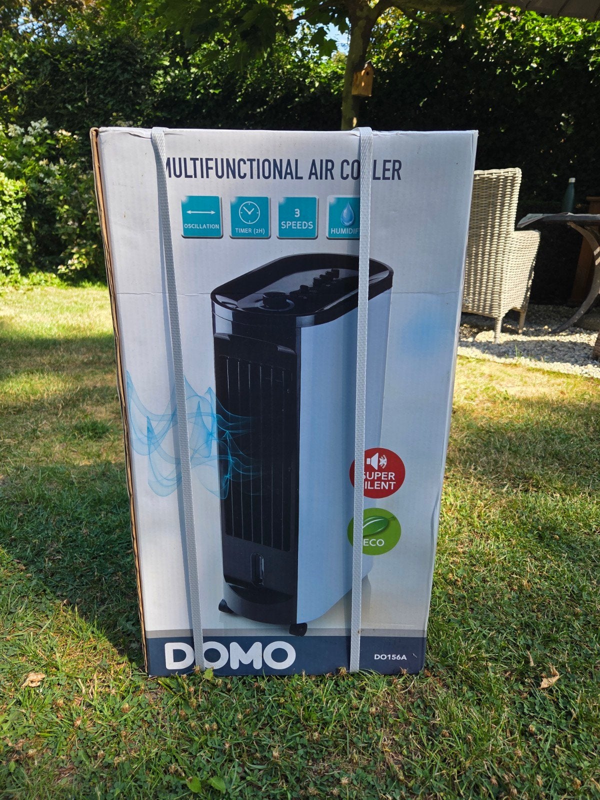 Domo DO156A Luchtkoeler, Ventilator en Luchtbevochtiger, Ophalen, Minder dan 60 m³, Timer, Nieuw