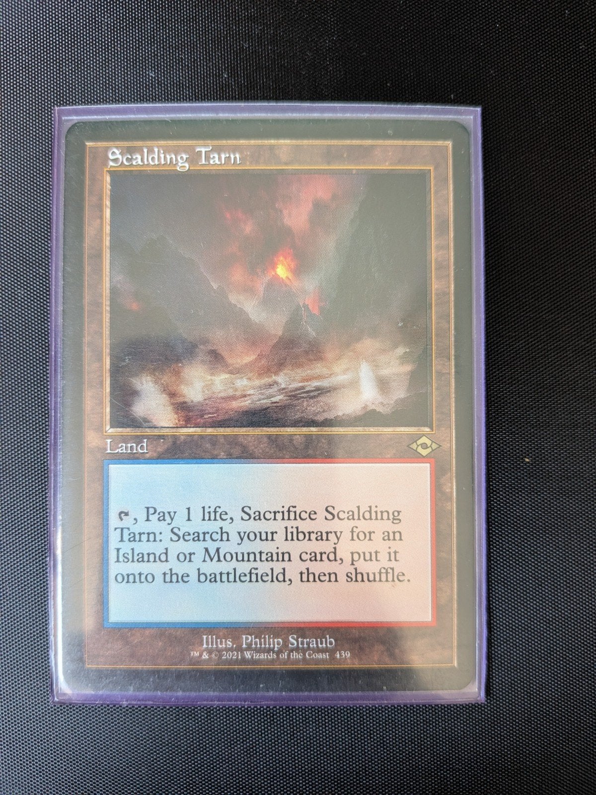 Scalding Tarn (Retro Frame) - Modern Horizons 2 - NM, Ophalen of Verzenden, Zo goed als nieuw, Losse kaart