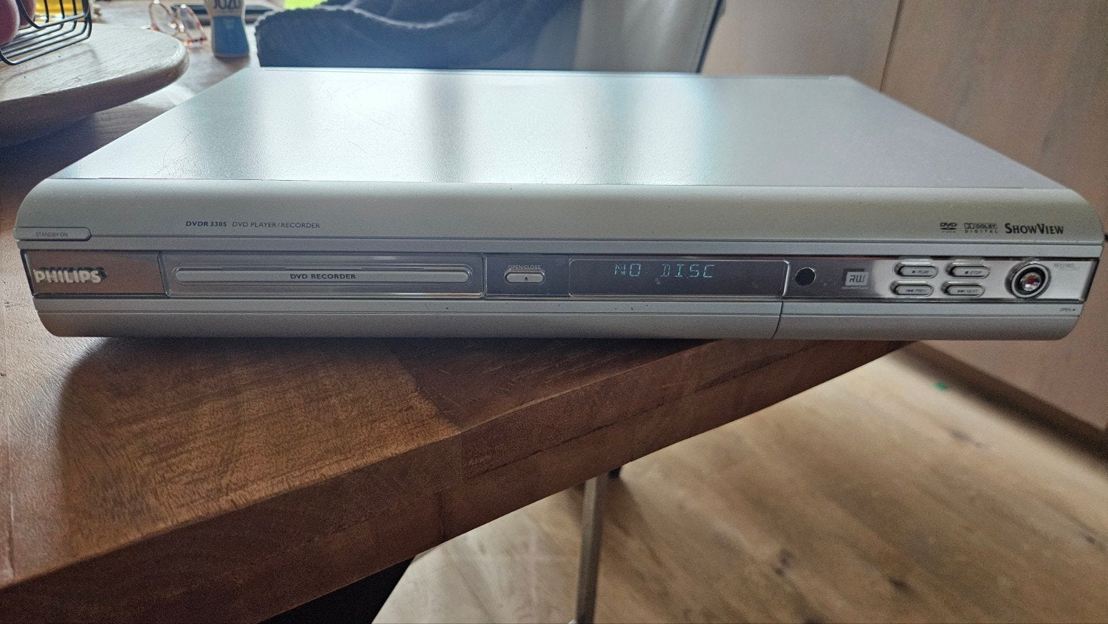Philips DVDR3305 DVD speler/recorder, Ophalen of Verzenden, Gebruikt, Dvd-recorder, Philips