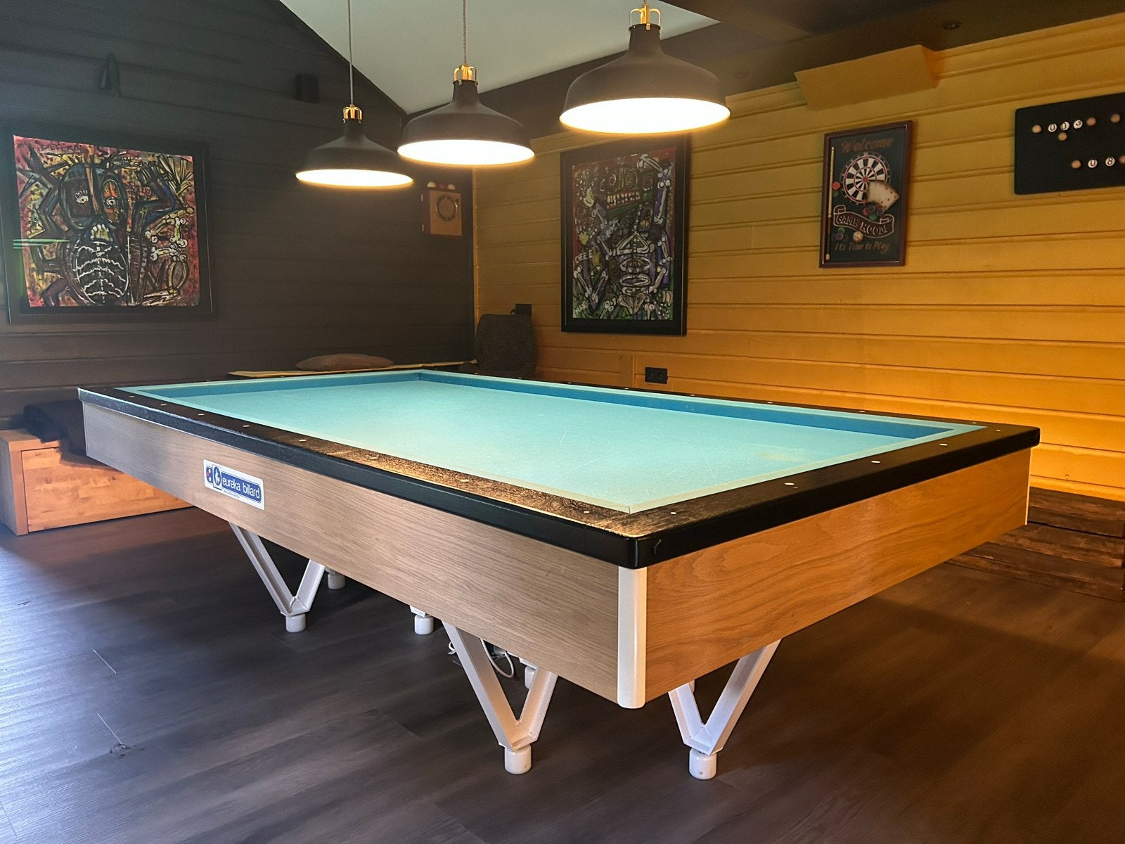 Eureka klein wedstrijdbiljart - 115x230 cm, Ophalen, Zo goed als nieuw, Biljarttafel