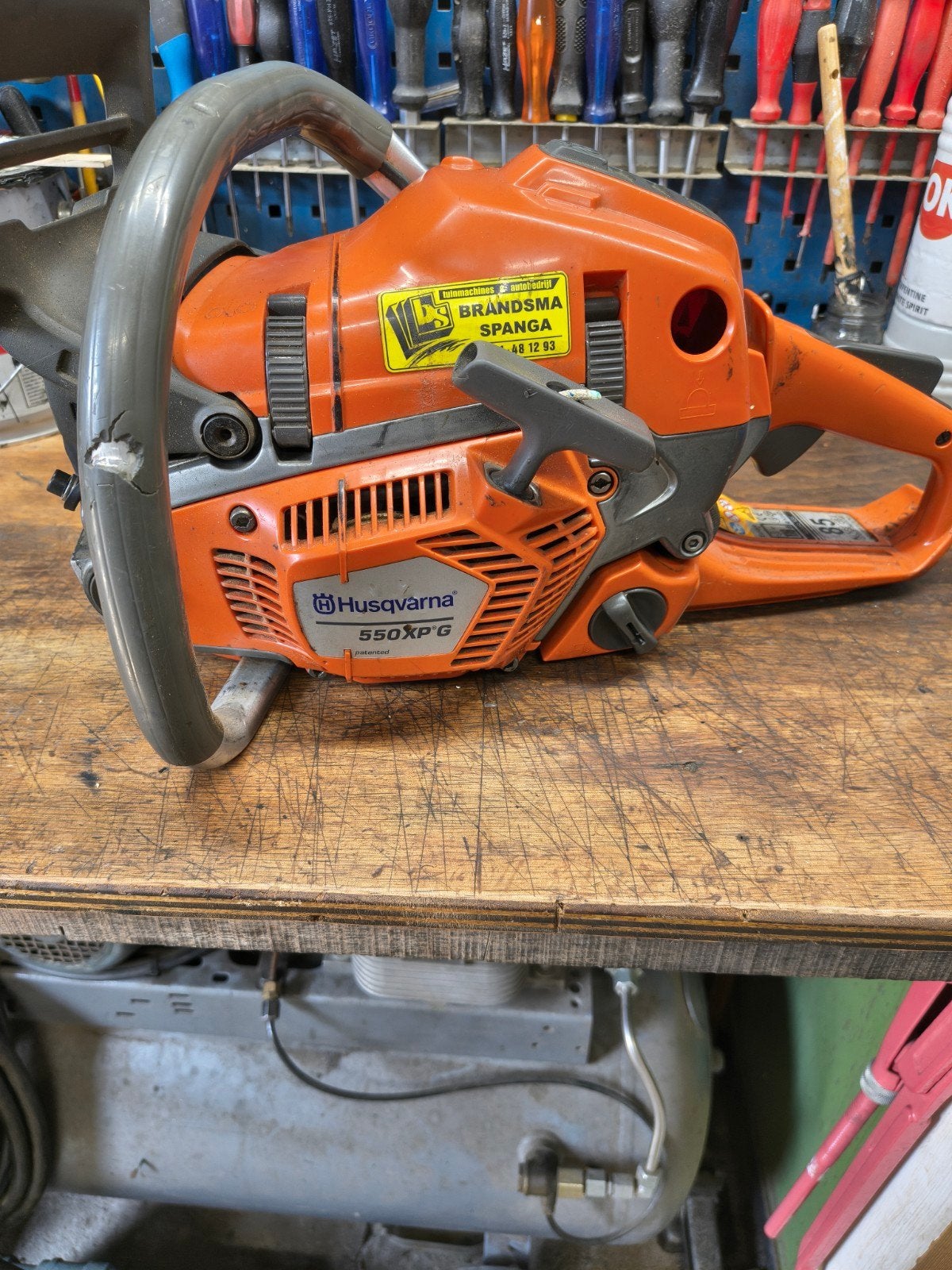 Husqvarna 550xpg kettingzaag, Ophalen, Gebruikt, Benzine
