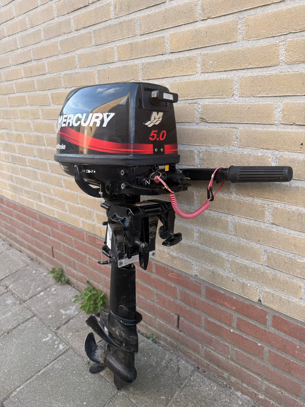 Mercury 5 pk kortstaart four stroke buitenboordmotor, Watersport en Boten, Ophalen, Gebruikt, 5 tot 10 pk, Viertaktmotor