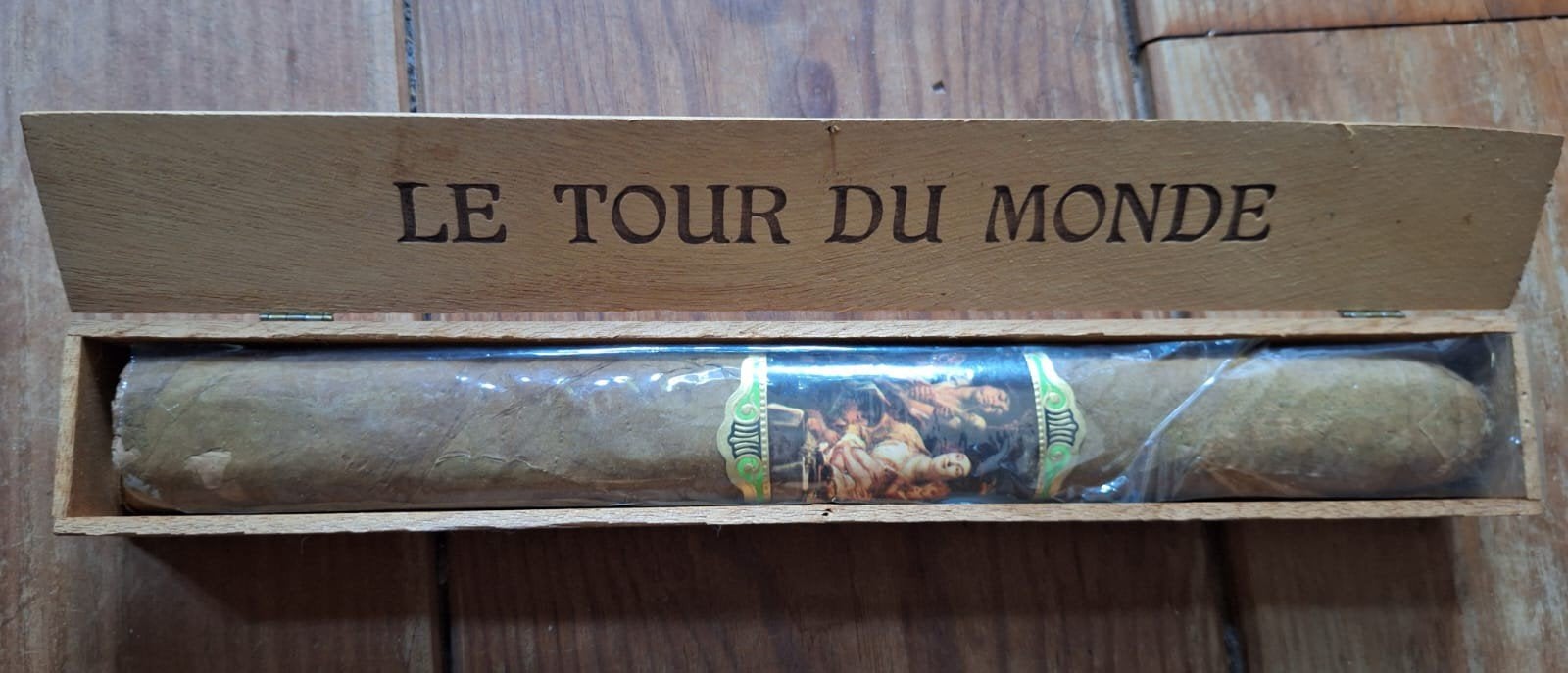 Le Tour Du Monde sigaar uit 1957, Antiek en Kunst, Ophalen of Verzenden