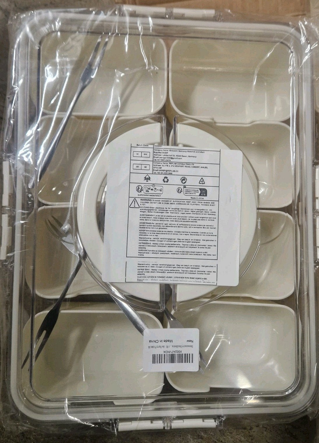 picknick 6 schaaltjes en 3 vorkjes - Nieuw, Overige typen, Kunststof, Nieuw, Ophalen of Verzenden