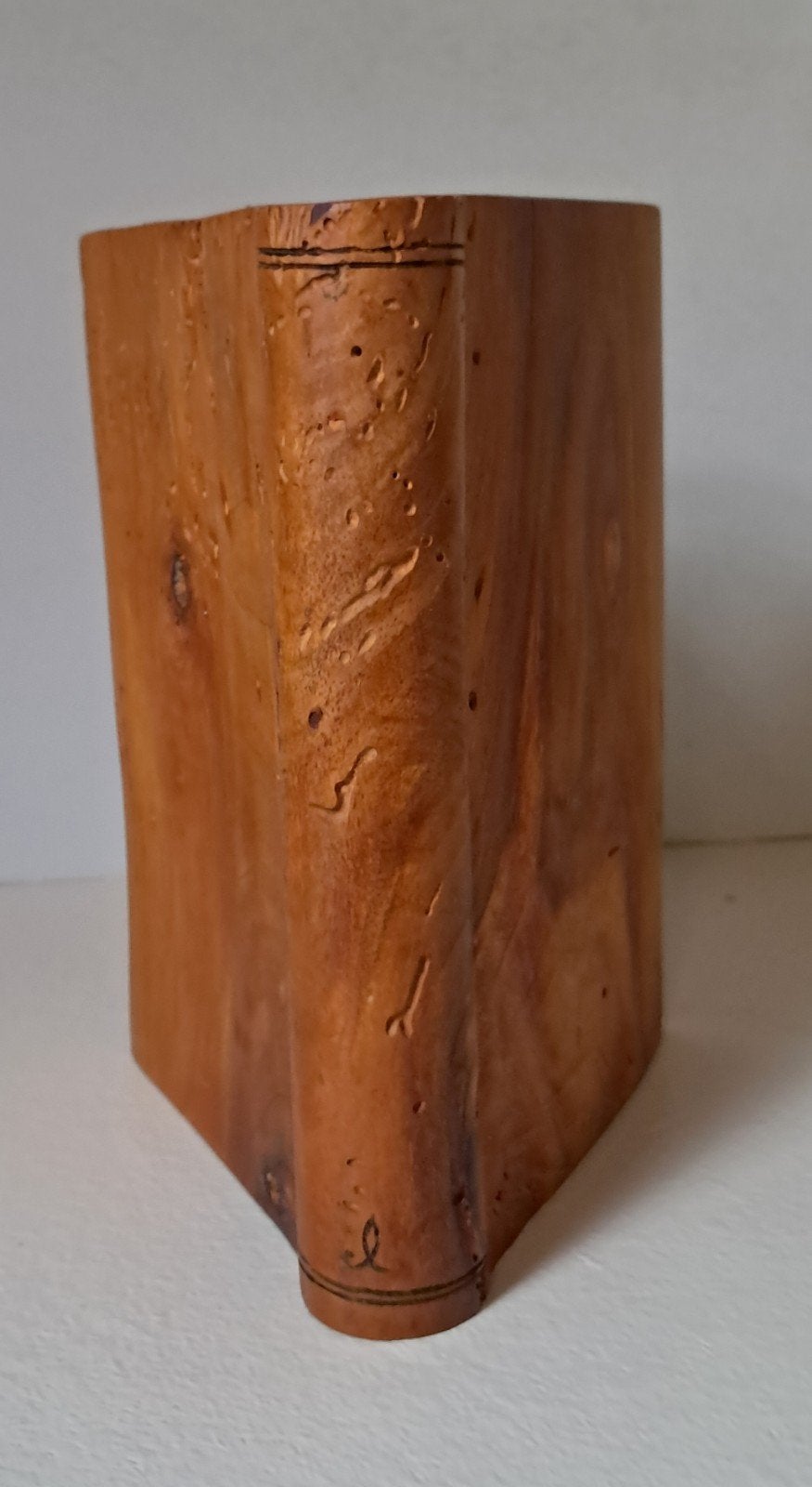 Boek kunstwerk van hout - Chr. Langerhorst, Antiek en Kunst, Overige typen, Minder dan 20 cm, Verzenden, Gemerkt