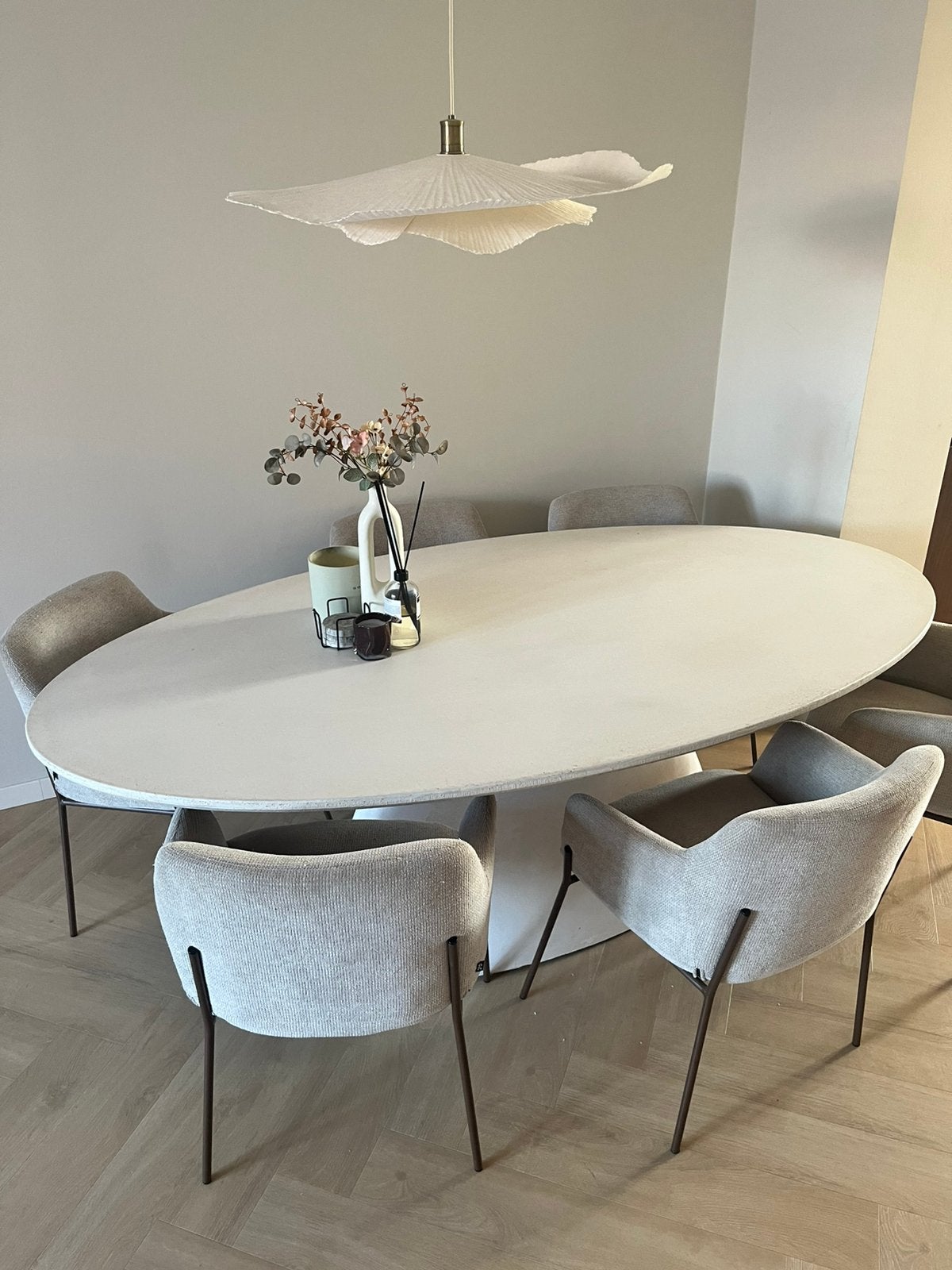 Goossens eettafel Stone, Huis en Inrichting, 200 cm of meer, Zo goed als nieuw, Rechthoekig, 50 tot 100 cm