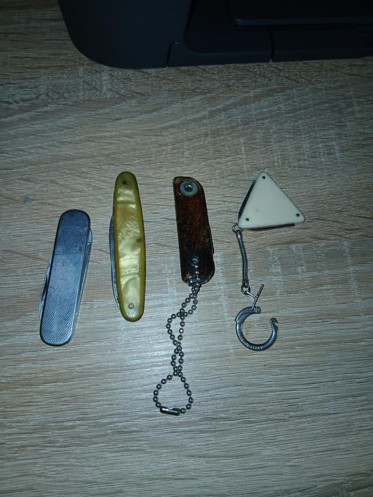 Zakmessen zoldervonst, 1 met parelmoer, Ophalen of Verzenden