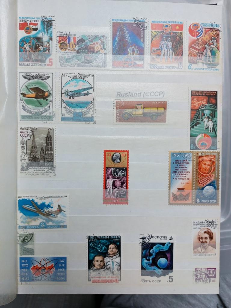 Postzegel verzameling 20 postzegels Rusland CCCP Russia izgs, Ophalen of Verzenden, Gestempeld