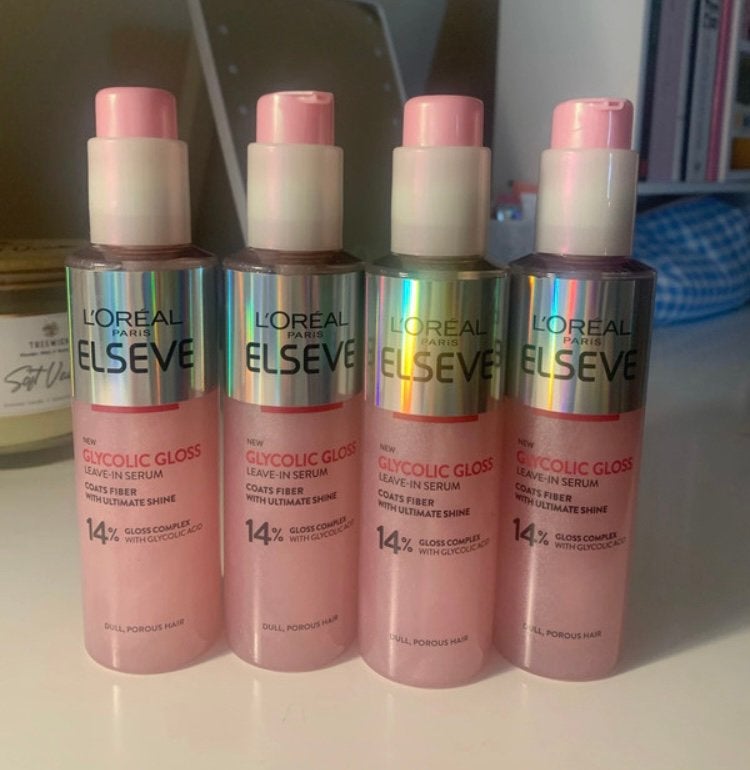 L’Oreal Elseve glycolic gloss serum, Verzenden, Nieuw, Gel, Wax, Haarlak of Mousse