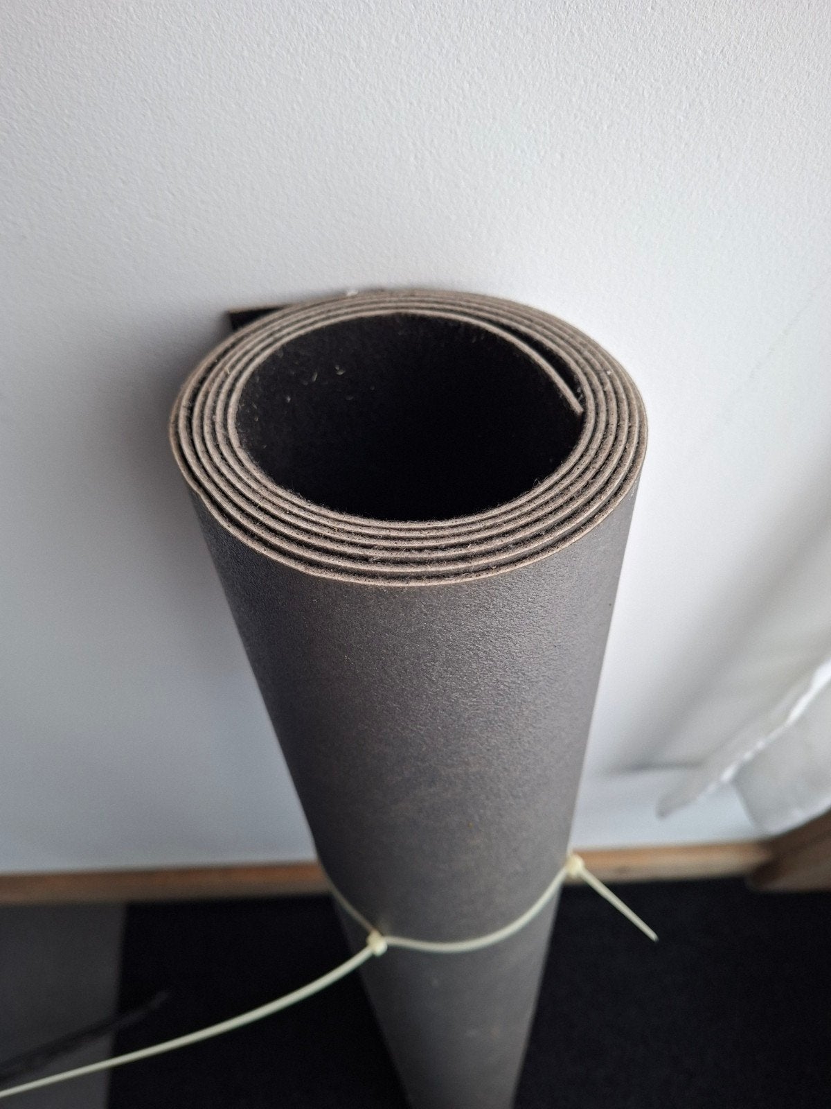 Vinyl, antraciet grijs, Ophalen, Minder dan 5 m², Zeil