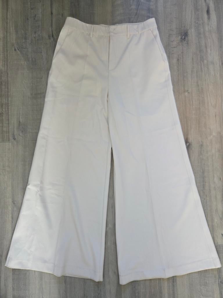 Norah Witte Palazzo Broek Maat 42 nieuw, Kleding | Dames, Wit, Maat 42/44 (L), Nieuw, Ophalen of Verzenden