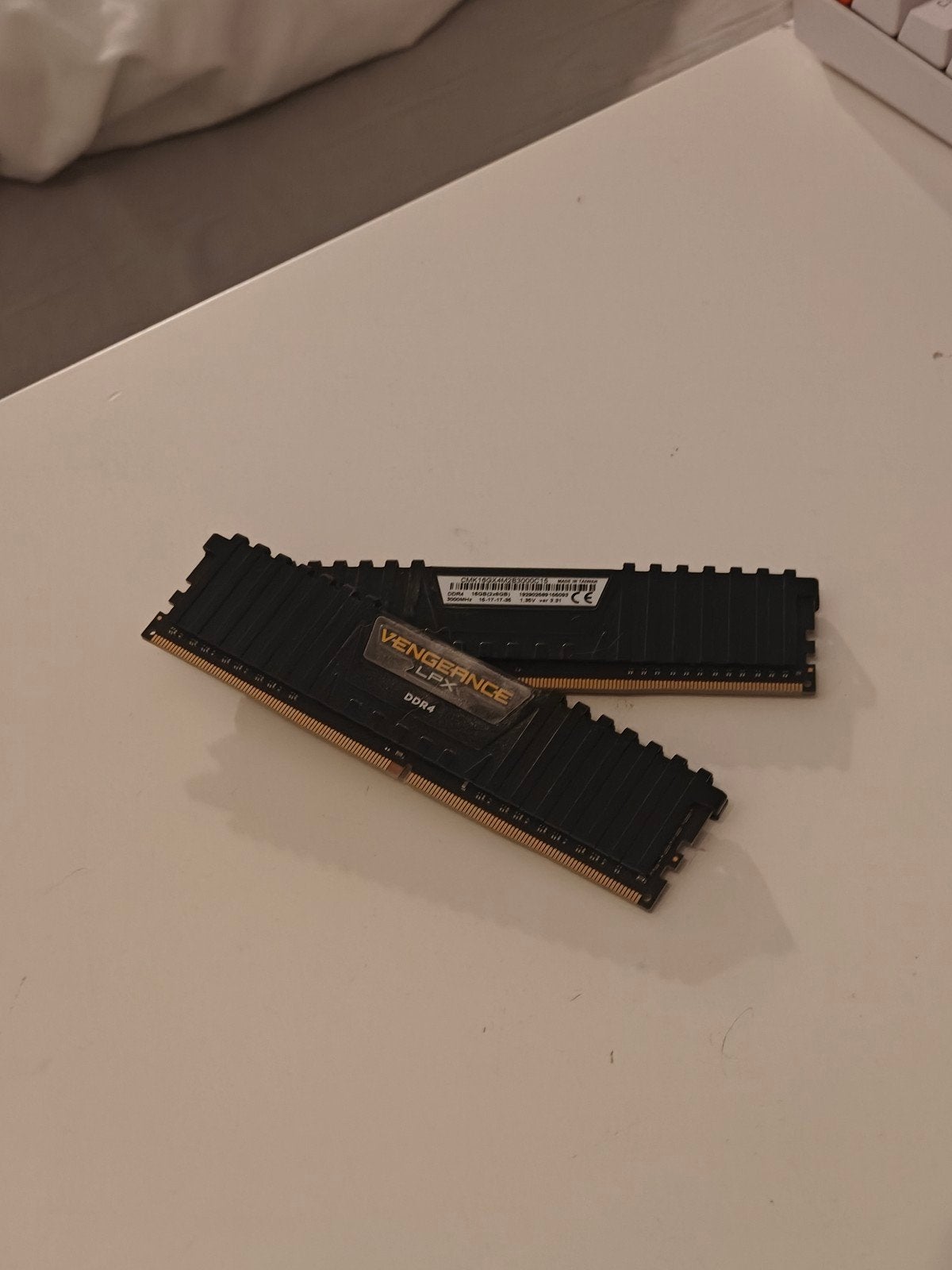 Corsair Vengeance LPX 16GB DDR4 (2x8GB) 3000MHz RAM, Computers en Software, DDR4, Ophalen of Verzenden, Zo goed als nieuw, Desktop