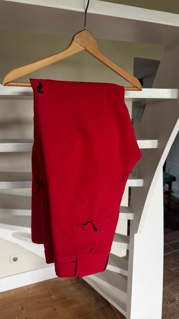 Peak Performance Skibroek Rood Maat M, Kleding | Heren, Wintersportkleding, Zo goed als nieuw, Broek, Ophalen of Verzenden