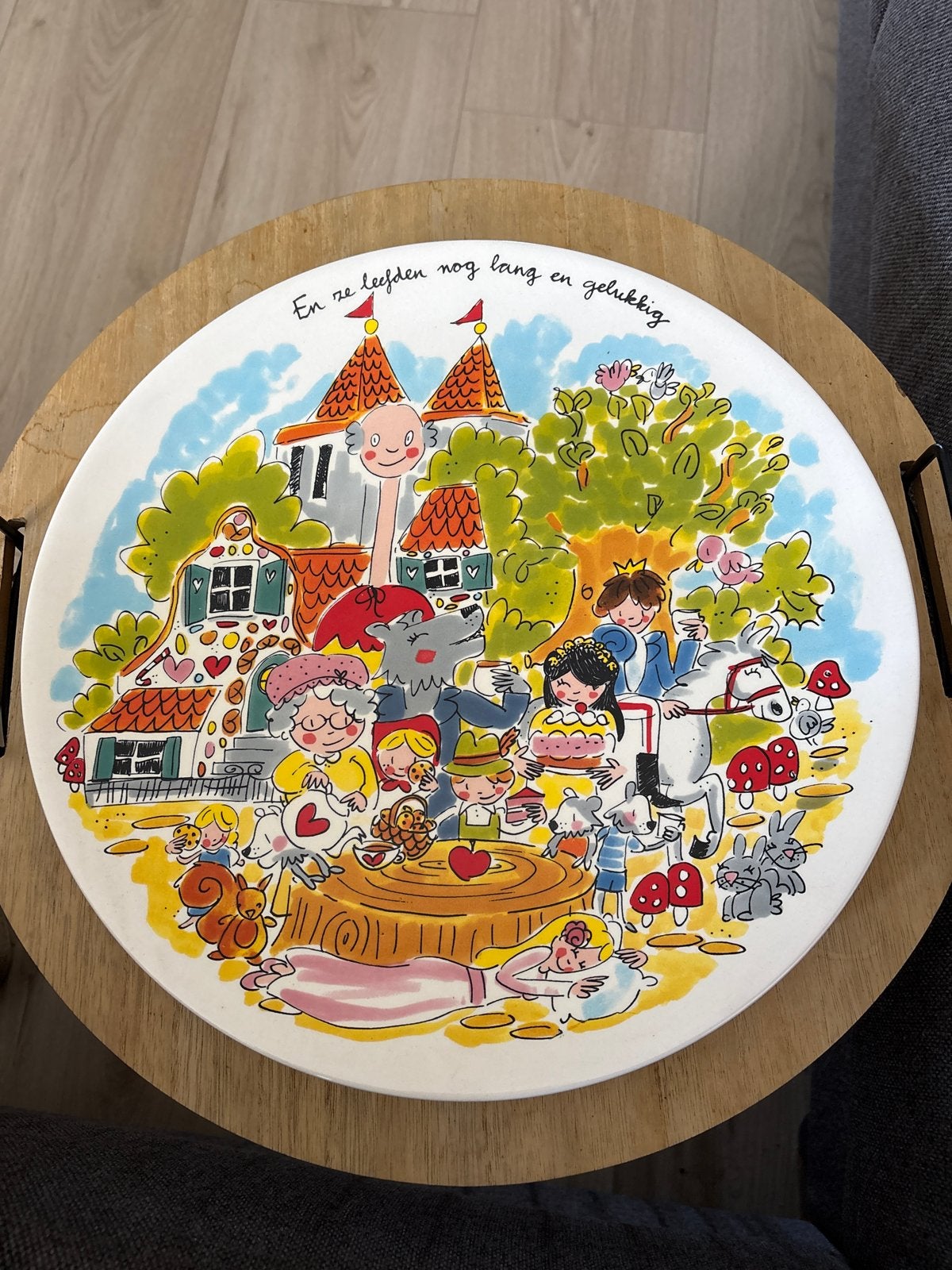 Efteling Blond Amsterdam serveerbord, Verzamelen, Efteling, Ophalen of Verzenden, Zo goed als nieuw, Gebruiksvoorwerp