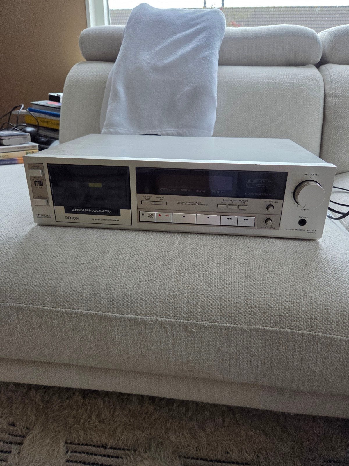 Denon DR-M22 Cassettedeck - Nieuwe Snaar!, Ophalen of Verzenden, Enkel, Denon, Tiptoetsen