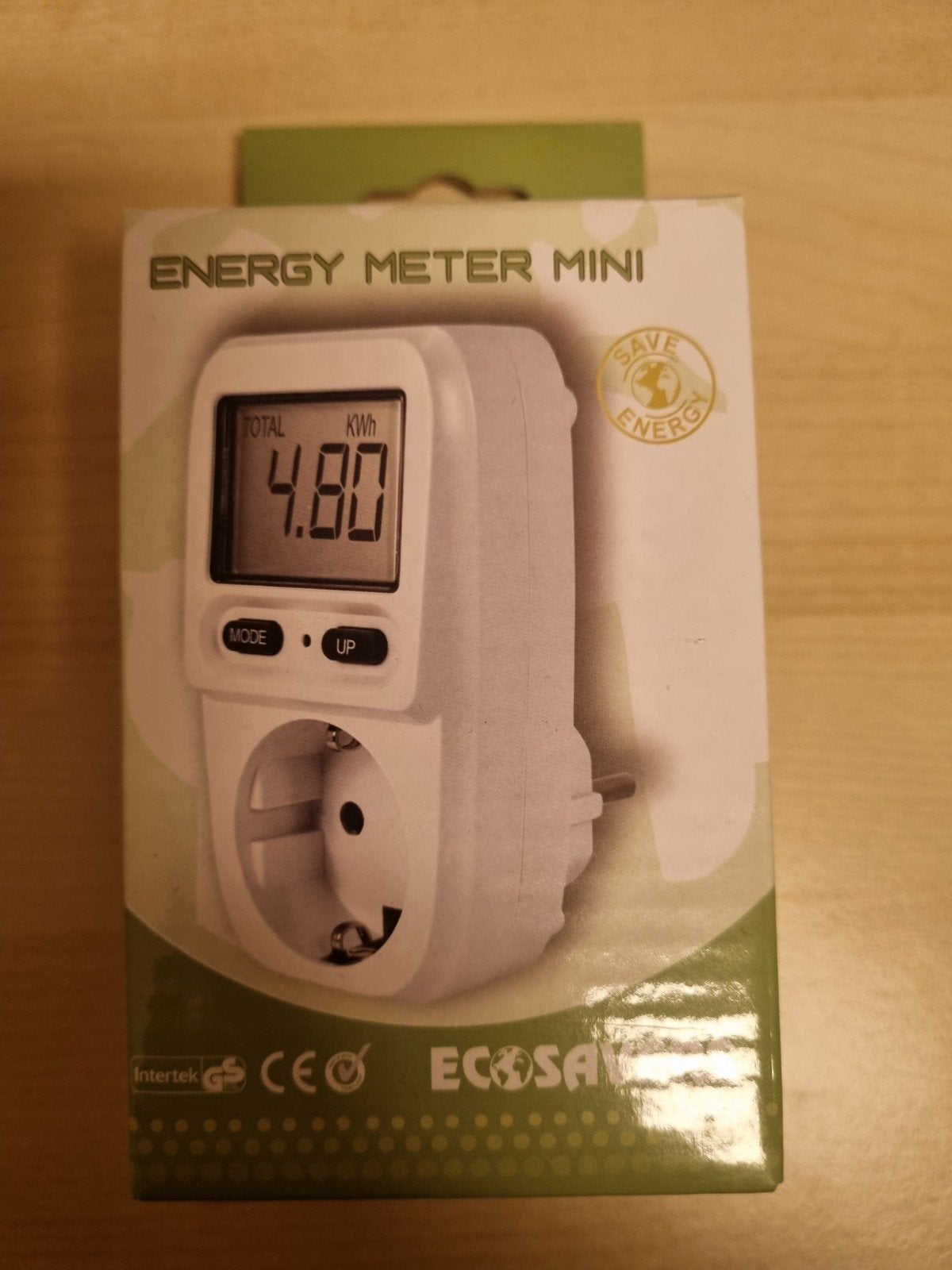 Ecosavers Energiemeter - Mini: Inzicht in Energieverbruik, Doe-het-zelf en Verbouw, Ophalen, Nieuw, Elektriciteit