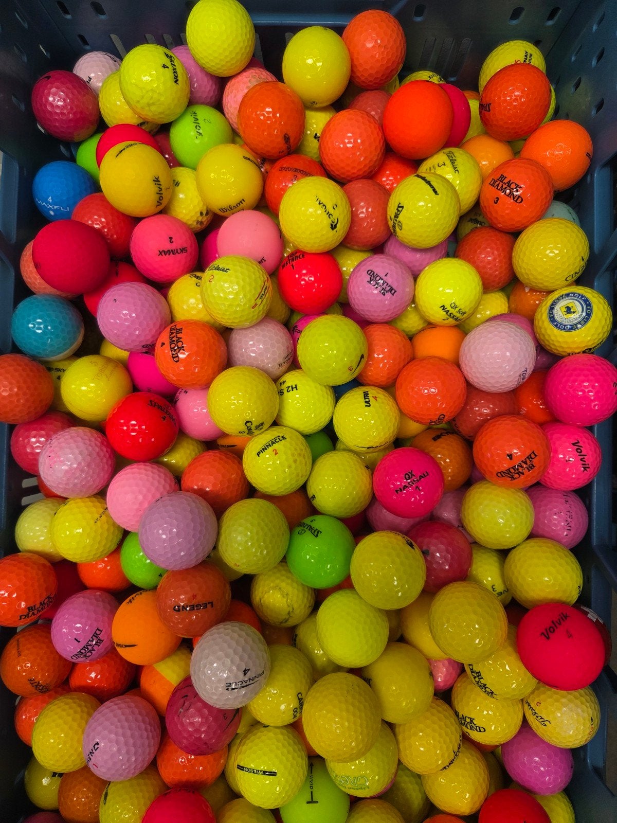 GEKLEURDE GOLFBALLEN AANBIEDING, Ophalen of Verzenden, Gebruikt, Bal(len)
