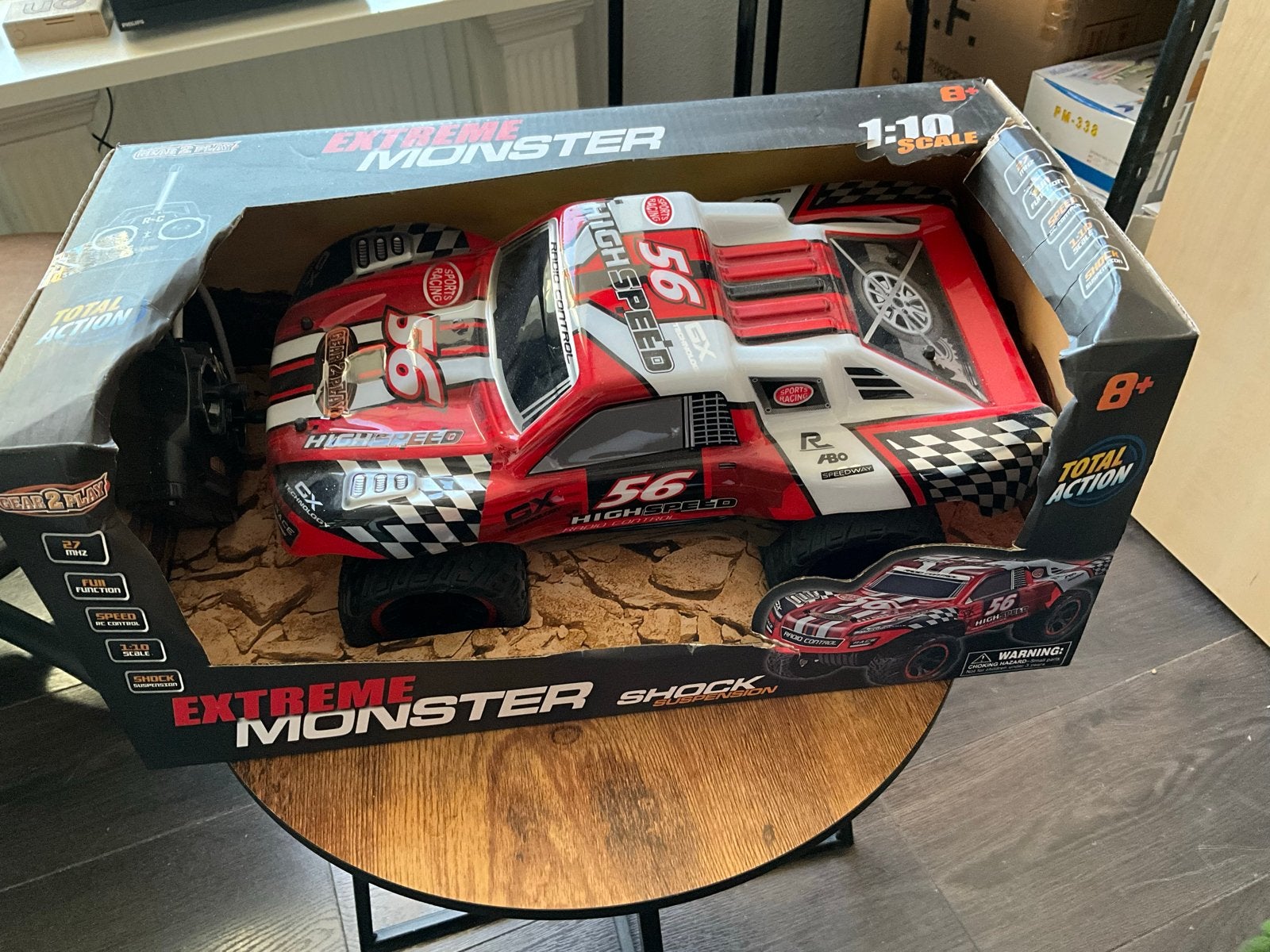 Extreme Monster RC Auto 1:10 Schaal - Nieuw in doos, Auto offroad, Nieuw, Schaal 1:10, RTR (Ready to Run)