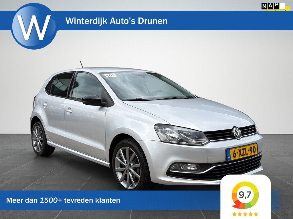 Volkswagen Polo 1.2 TSI First Edition Airco|Cruise|Netjes OH, Auto's, Euro 6, 4 cilinders, Origineel Nederlands, Bedrijf