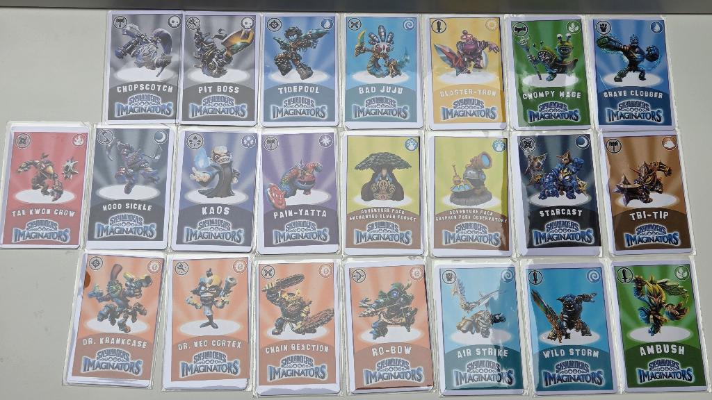 Skylanders Imaginators Sensei NFC kaarten, Avontuur en Actie, 2 spelers, Ophalen of Verzenden, Zo goed als nieuw